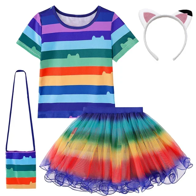 Fantasia Infantil e Adulto Gabby Dollhouse Verão