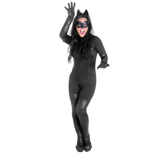 Fantasia Mulher Gato Adulto e Infantil Luxo