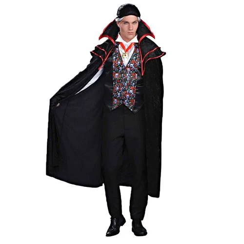 Fantasia Vampiro Adulto e Infantil Luxo Importado