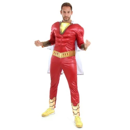 Fantasia Shazam Adulto e Infantil - Shazam