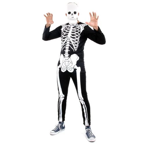 Fantasia Esqueleto Glow Adulto e Infantil - Halloween
