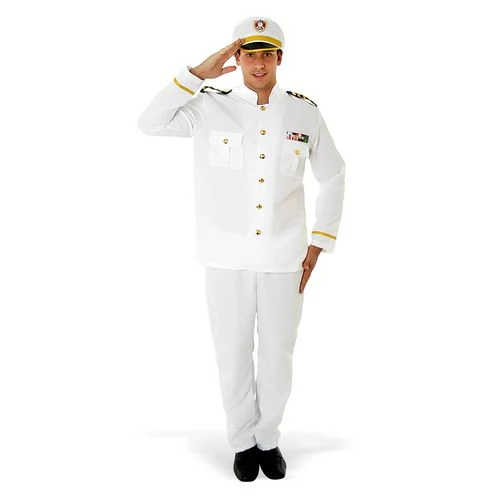 Fantasia Comandante Naval Adulto e Infantil - Carnaval