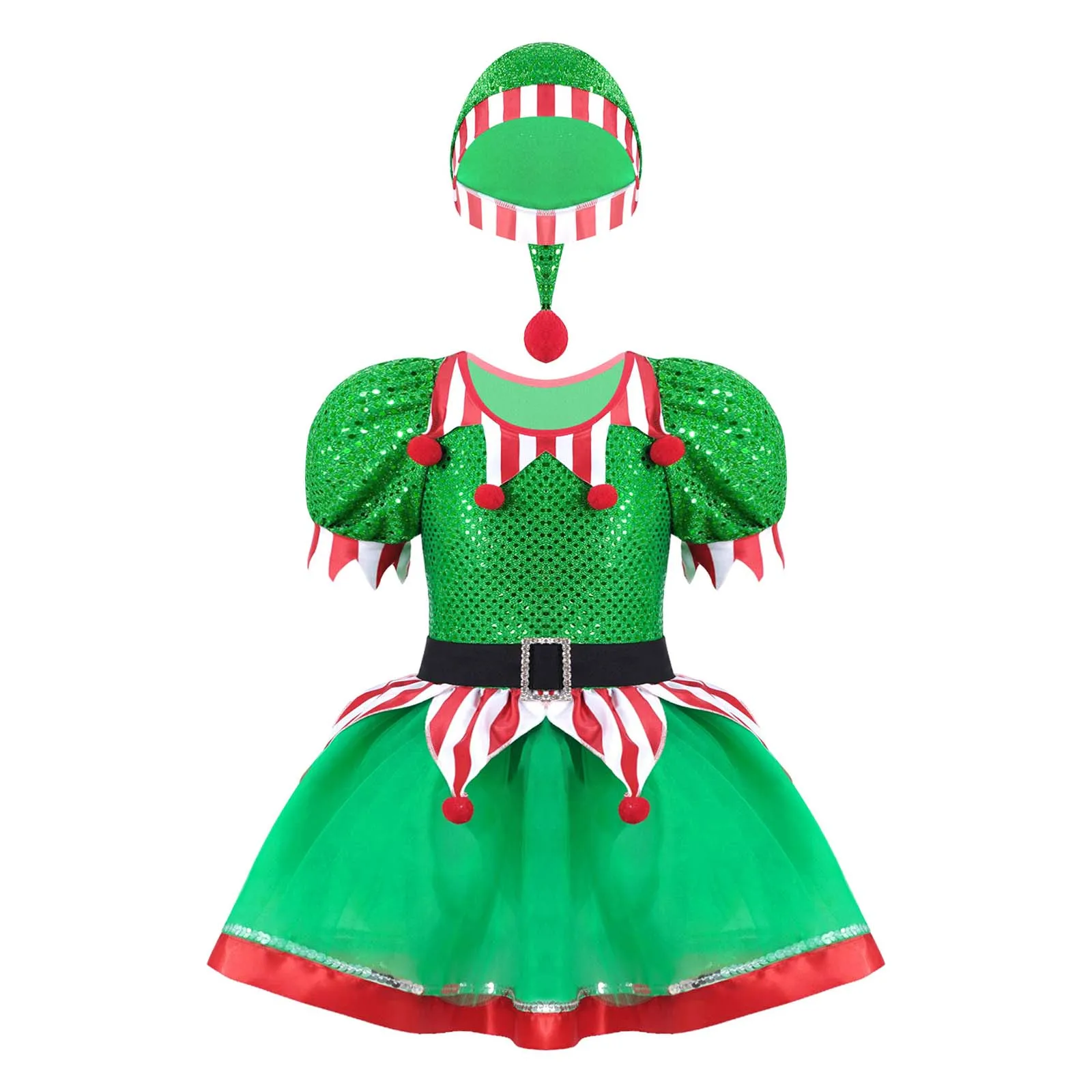 Vestido de Natal Infantil e Adulto Clássico