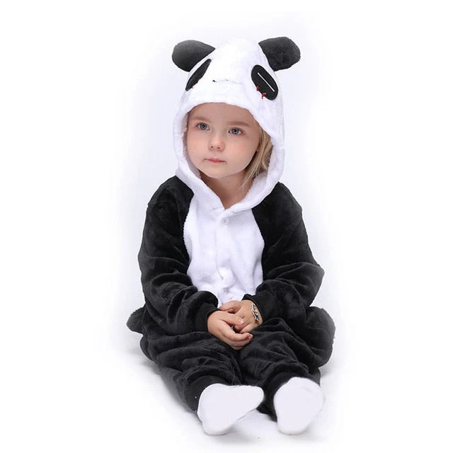 Pijama Panda Infantil e Adulto - Pronta Entrega