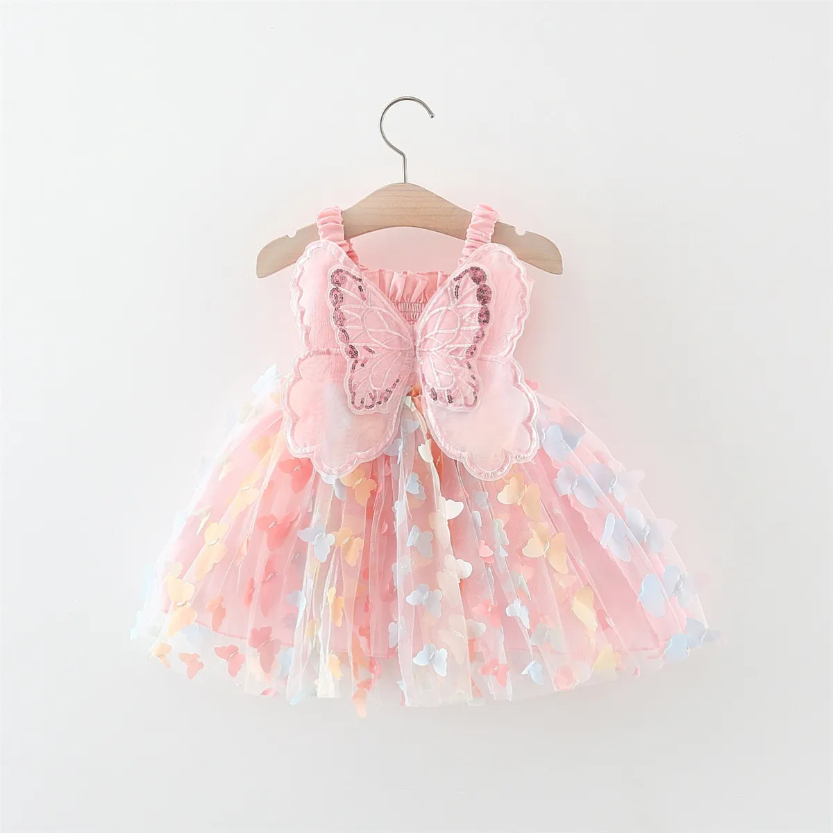 Vestido Infantil e Adulto Asinha Rosa