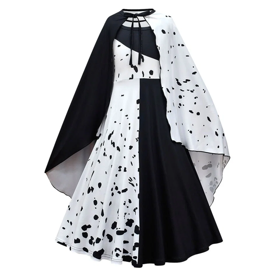 Fantasia Cruella Infantil e Adulto - Pronta Entrega