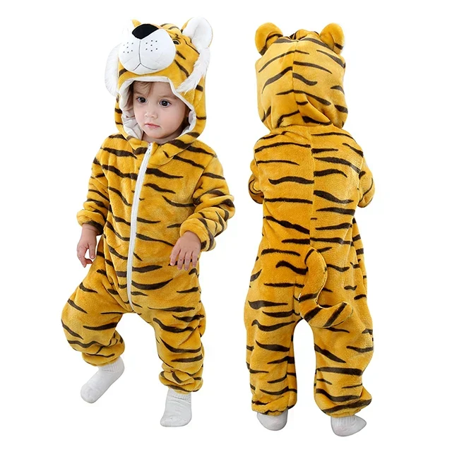 Pijama Tigre Infantil e Adulto