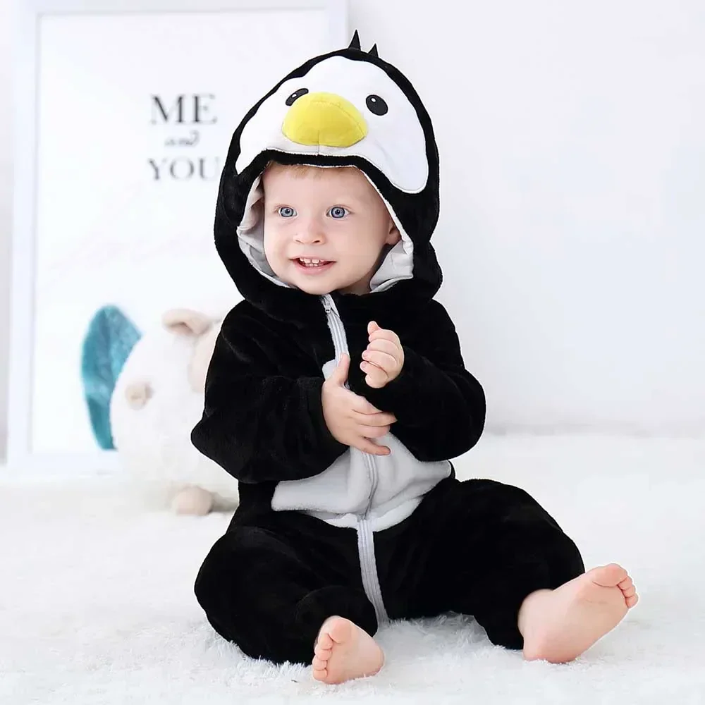 Pijama Pinguim Infantil e Adulto